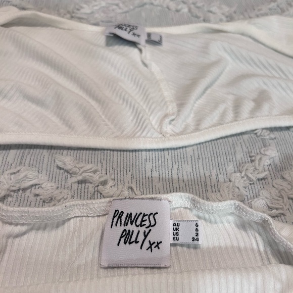 Princess Polly - Long Sleeve Bolero Top - White - Picture 5 of 6